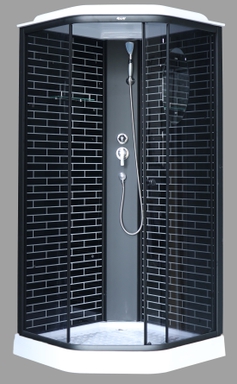 Душевая кабина ALT-E8809 (90x90x215), н/п, 4 упаковки ALT-E8809