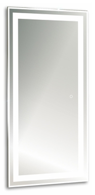 AZARIO зеркало Лира 450х1500 c подсветкой и диммером, сенсор выкл (ФР-00002159) ФР-00002159