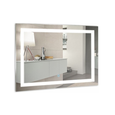 Зеркало AZARIO Ливия 800х600, LED-подсветка с диммером, сенсорный выключатель (ФР-00000942) ФР-00000942