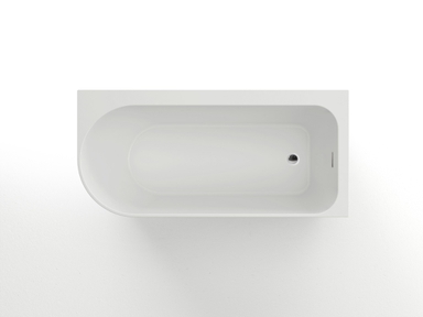 Ванна акриловая Azario LUTON 1700x800x580, пристенная, в комплекте с сифоном и металлической рамой, правая, белая ( LUT17080 R ) LUT17080R
