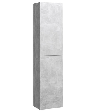 Подвесной пенал 36,5 см с двумя дверьми с системой открывания «push-to-open». Цвет бетон светлый MOB0535BS+MOB0735BS