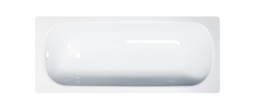 Ванна с полимерным покрытием REIMAR с опорной подставкой и с ручками 160*75*40 (белая орхидея) (ВИЗ) В65501