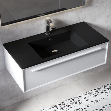 Раковина для ванной Uperwood Megan 100х48х16,5 см, черная матовая 45481000005