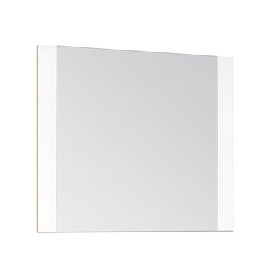 Зеркало "Монако" 80*70 Белый/Серый Лакобель ЗМ87БС