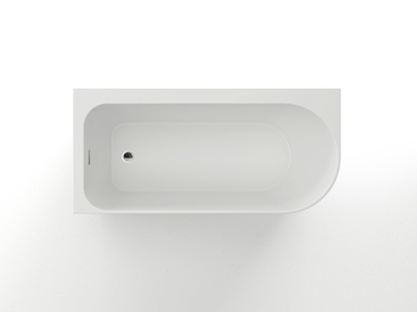 Ванна акриловая Azario LUTON 1700x800x580 пристенная, в комплекте с сифоном и металлической рамой, левая, белая (LUT17080 L) LUT17080L