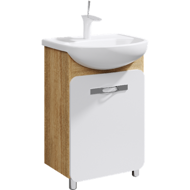 Напольная тумба с универсальной левой/правой дверью с умывальником Veg.01.05