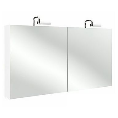 Зеркало-шкаф Odeon Up (120 см), белый EB794-N18