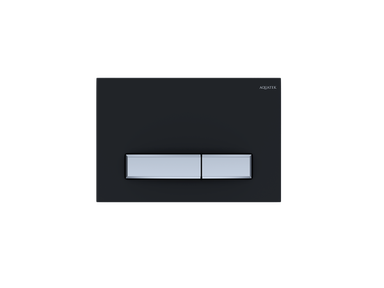 Панель смыва Slim Черный матовый (клавиша прямоугольная, хром) НОВИНКА KDI-0000031