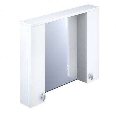 Шкаф-зеркало, 90 см, белый, Rise, IDDIS, RIS90W0i99 RIS90W0i99