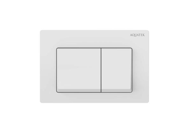TDI-0000004 (010A) Панель смыва Small Белая (клавиши квадрат) для INS-0000018  с верхней кнопкой смыва TDI-0000004