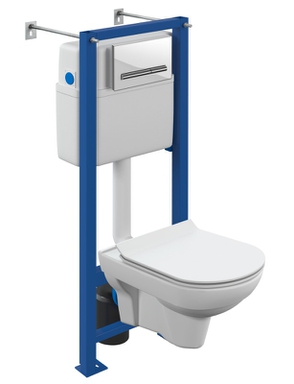 Комплект CITY CO DPL EO slim + VECTOR + PILOT стекло белый 64439