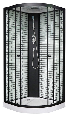 Душевая кабина ALT-Е11B (90*90*215) н/п,  3 упаковки ALT-Е11В