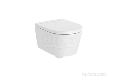 Унитаз Roca Inspira Round подвесная 480, Rimless, белый матовый 346528620 346528620
