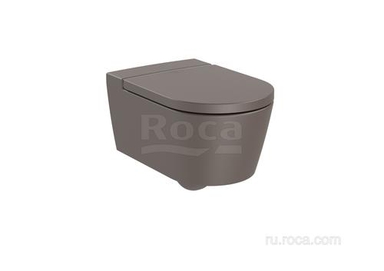 Унитаз Roca Inspira Round подвесная 560, Rimless, кофейный 346527660 346527660