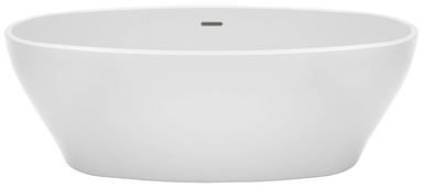 Ванна акриловая Azario CRANSTON 1700x800x580, свободностоящая, в комплекте с сифоном и металлической рамой, белая (CRA17080) CRA17080