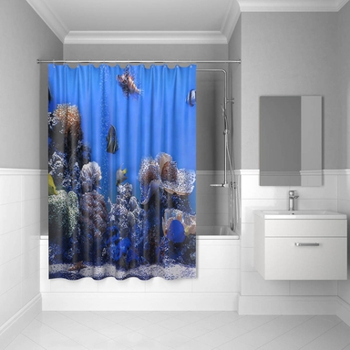 Штора для ванной комнаты, 200*180 см, полиэстер, pacific ocean, IDDIS, SCID190P SCID190P