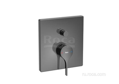 Смеситель Roca Insignia для ванны-душа скрытого монтажа, PVD, titanium black 5A0B3ACN0 5A0B3ACN0