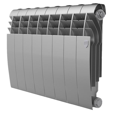 Радиатор Royal Thermo BiLiner 350 /Silver Satin - 8 секц. RTBSS35008