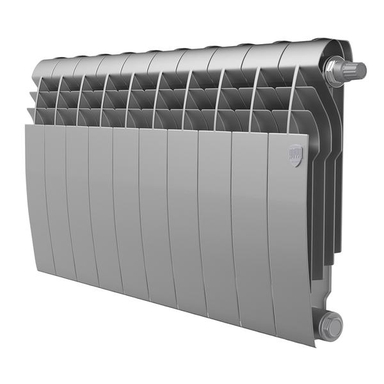 Радиатор Royal Thermo BiLiner 350 /Silver Satin VR - 10 секц. RTBSSVR35010