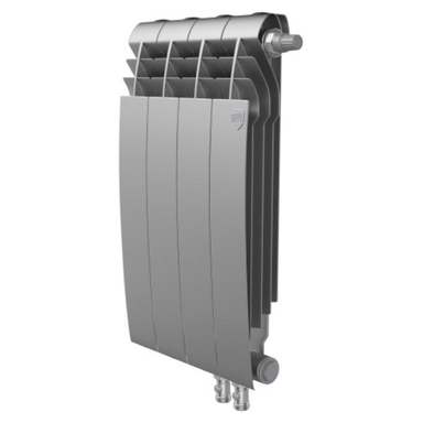 Радиатор Royal Thermo BiLiner 500 /Silver Satin VR - 4 секц. RTBSSVR50004