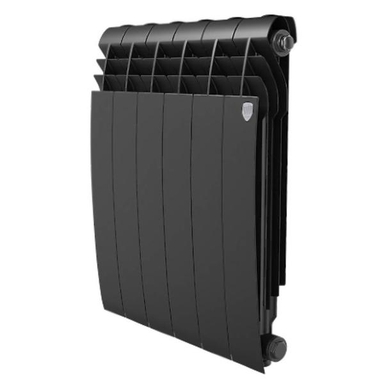 Радиатор алюминиевый Royal Thermo Biliner Alum 500 Noir Sable - 6 секц. RTBANS50006
