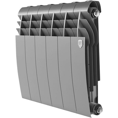 Радиатор Royal Thermo BiLiner 350 /Silver Satin - 6 секц. RTBSS35006