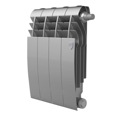 Радиатор Royal Thermo BiLiner 350 /Silver Satin VR - 4 секц. RTBSSVR35004