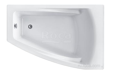 Акриловая ванна Roca Hall Angular 150х100 асимметричная правая белая ZRU9302865 ZRU9302865
