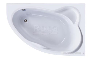 Акриловая ванна Roca Luna 170x115 асимметричная правая белая ZRU9302912 ZRU9302912