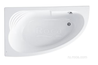 Акриловая ванна Roca Merida 170х100 асимметричная левая белая ZRU9302992 ZRU9302992