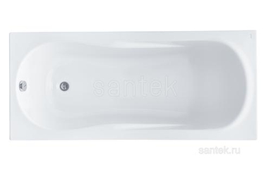Акриловая ванна Santek Каледония 150х75 прямоугольная белая 1WH302383 1WH302383