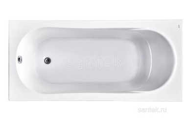 Акриловая ванна Santek Касабланка М 150х70 прямоугольная белая 1WH501530 1WH501530