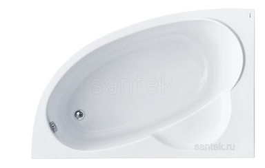 Акриловая ванна Santek Шри-Ланка 150х100 L асимметричная белая 1WH302394 1WH302394