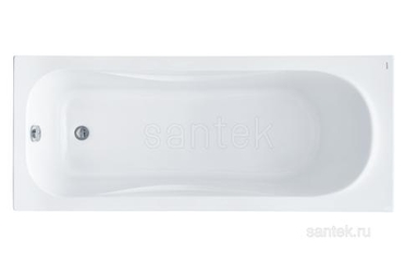 Акриловая ванна Santek Тенерифе 160х70 прямоугольная белая 1WH302357 1WH302357
