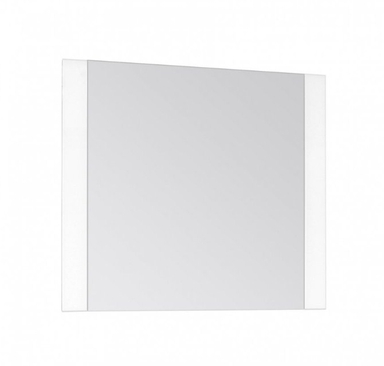 Зеркало "Монако" 70*70 Белый/Белый Лакобель ЗМ7070