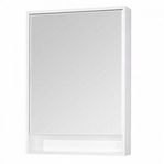 Зеркало-шкаф Капри 60 белый глянец