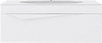 Тумба с раковиной Папирус T10, белый + раковина Элеганс 100 (Комплект) Pap.01.10/W