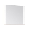 Зеркало "Монако" 80*70 Белый/Белый Лакобель ЗМ8070
