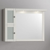 Зеркало Мираж 80 плюс козырек к зеркалу 80 плюс шкафчик Мираж навесной, цвет 1013 (Z0000012519)1Ш