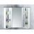 Набор: Боковой модуль зеркальный шкаф Кантара\Центр модуль зеркальный шкаф Кантара		