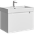Подвесная тумба с одним ящиком 70 см, цвет белый с умывальником