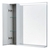 Зеркальный шкаф AQUATON Рене 80 белый, грецкий орех 1A222502NRC80