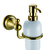Дозатор жидкого мыла Azario ELVIA подвесной, керамический, золото (AZ-91112G)