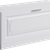 Напольная дополнительная тумбас одним выдвижным ящиком в белом глянцевом цвете.