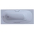 Ванна чугунная эмалированная AQUATEK AQ8050FH-00 ГАММА 1500x750 мм в комплекте с 4-мя ножками и 2-мя ручками