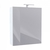 Шкаф-зеркало, 50 см, двухдверный, белый, New Mirro, IDDIS, NMIR502i99