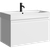 Подвесная тумба 81 см с одним ящиком в белом цвете, с умывальником