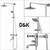 Душевая система DK Hessen.Grimm DA1384701E09