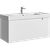 Подвесная тумба с одним ящиком 101 см, цвет белый с умывальником