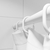 Набор колец  для шторы в ванную комнату, White, Milardo, RMI011P